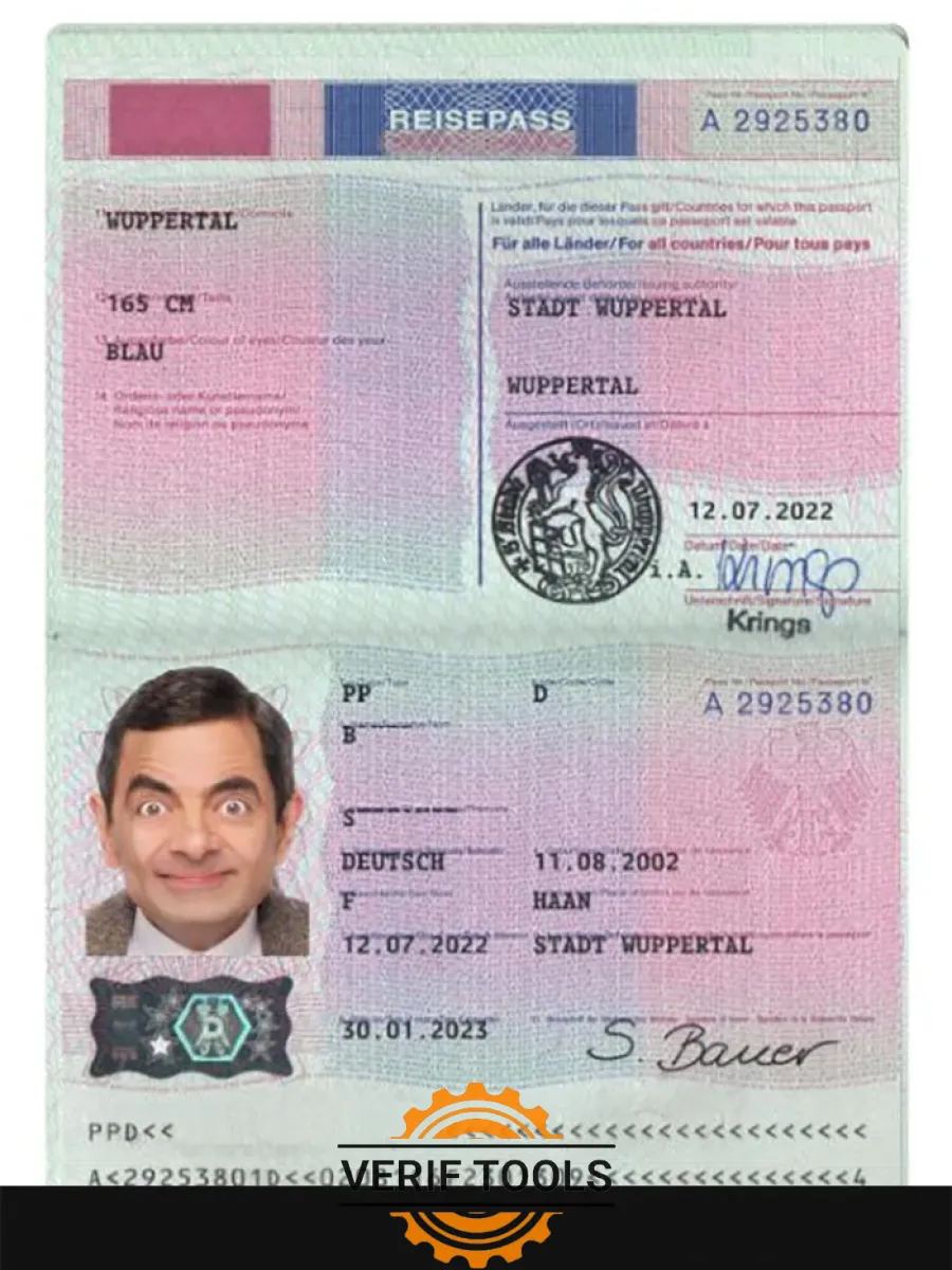 Germany Passport 2022 Present — Passports