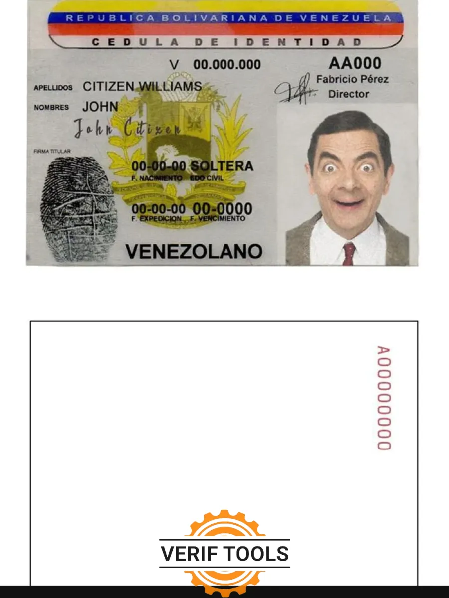 Venezuela Id — ID Cards