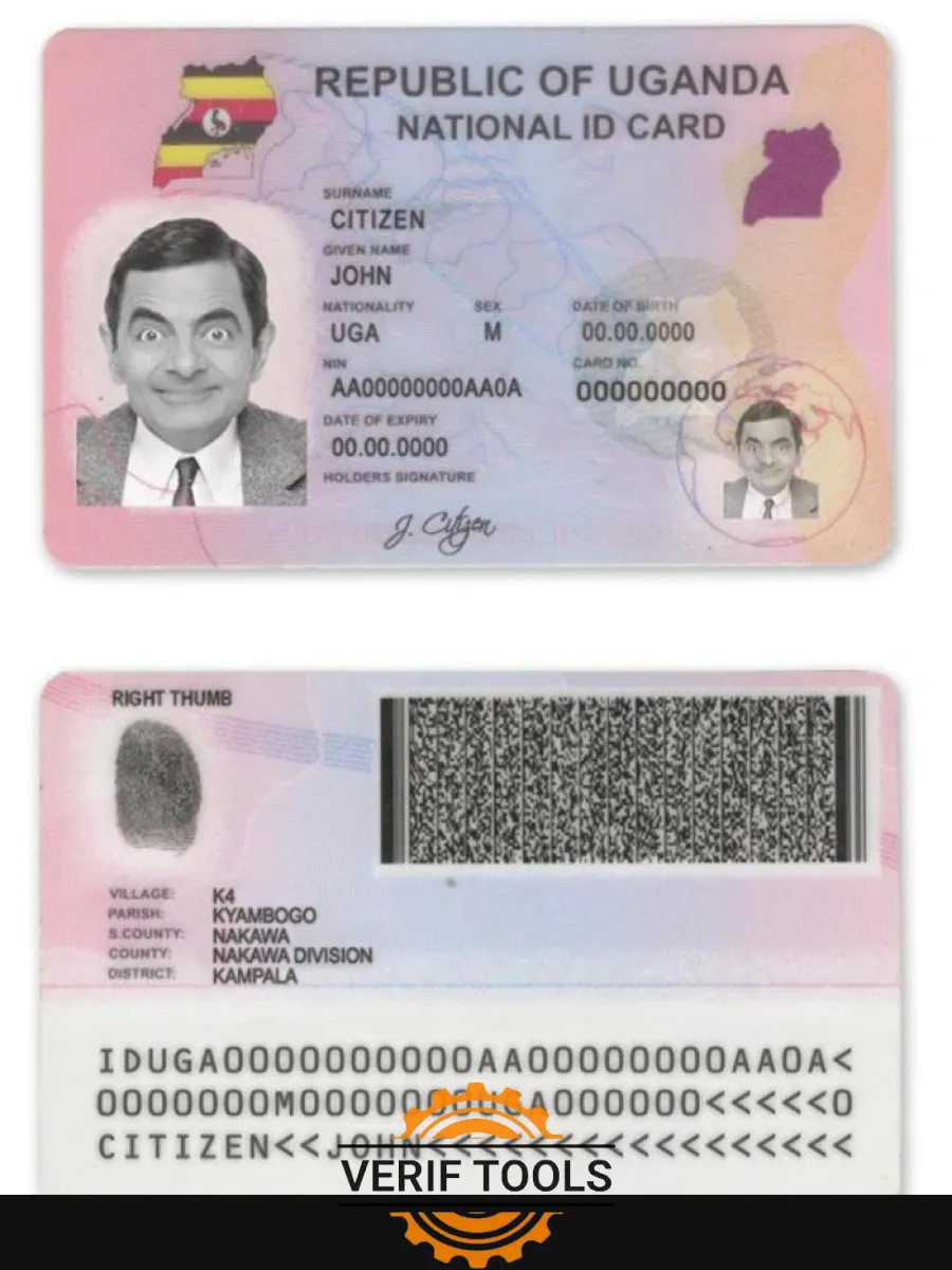 Uganda Id — ID Cards