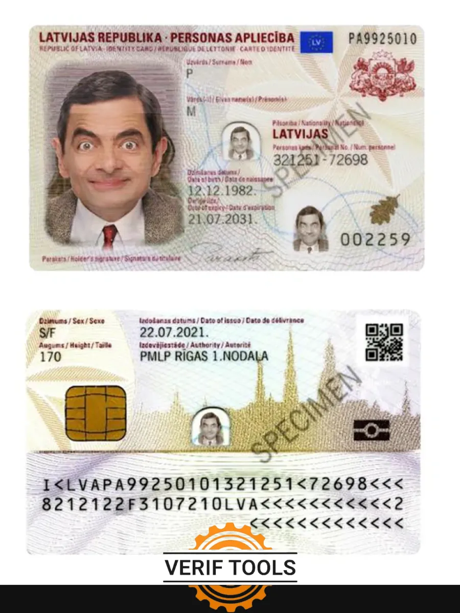 Latvia Id 2021 Present — ID Cards