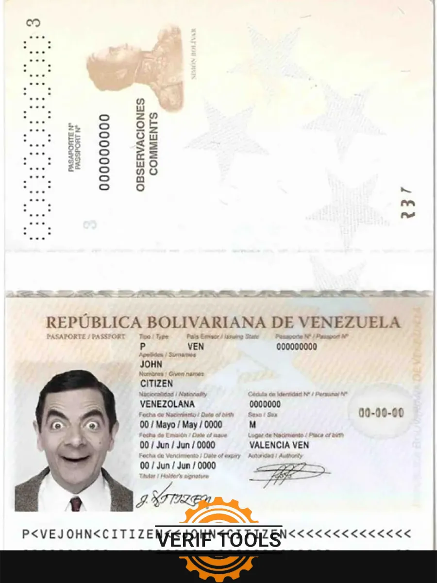 Venezuela Passport — Passports