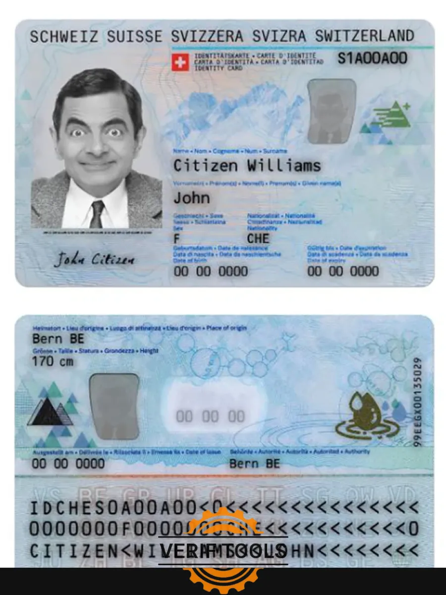 Switzerland Id Card — ID Cards