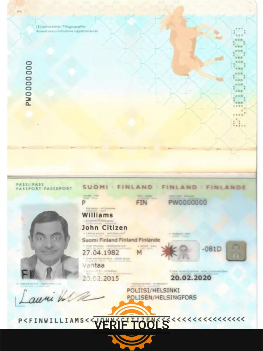 Finland Passport 2012 2017 — Passports
