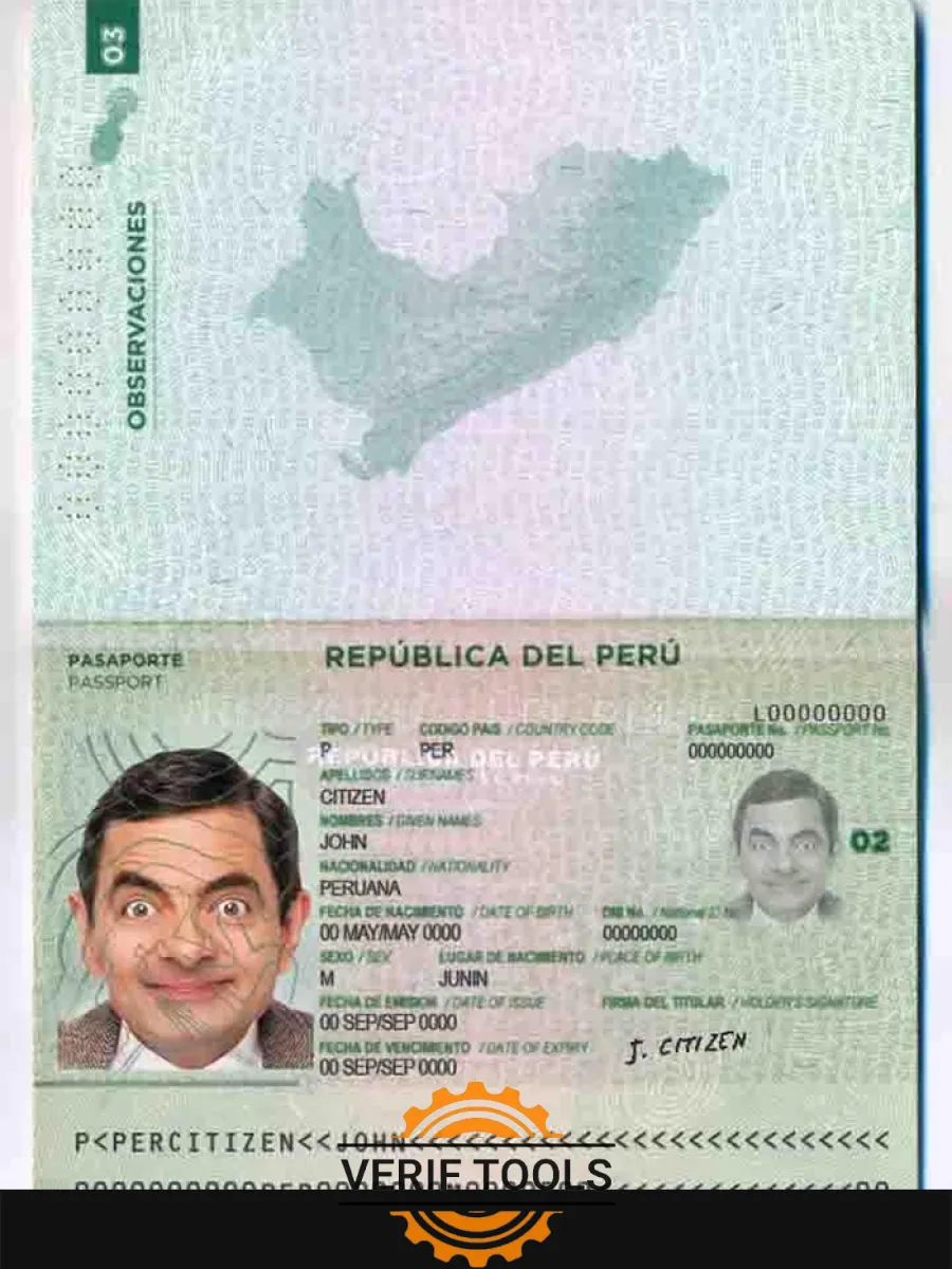 Peru Passport — Passports