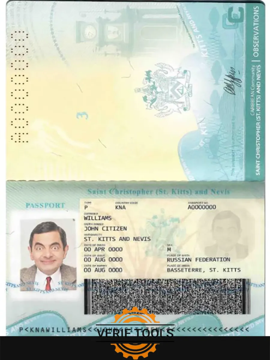 Saint Kitts And Nevis Passport — Passports