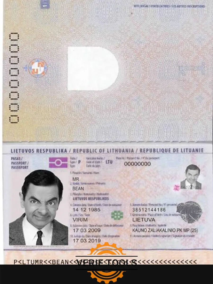 Lithuania Passport — Passports