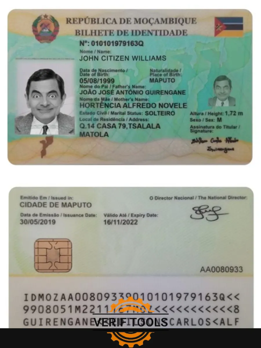 Mozambique Identity — ID Cards