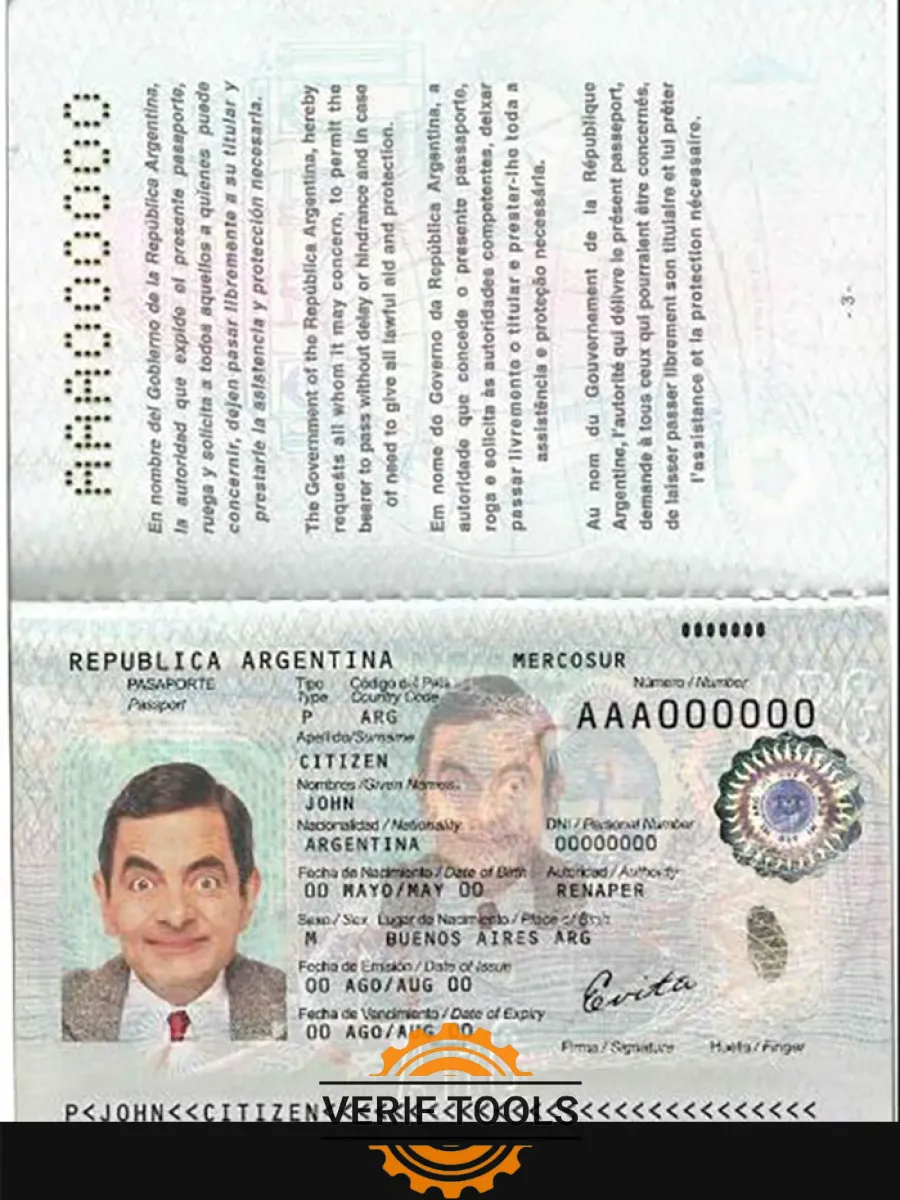 Argentina Passport — Passports