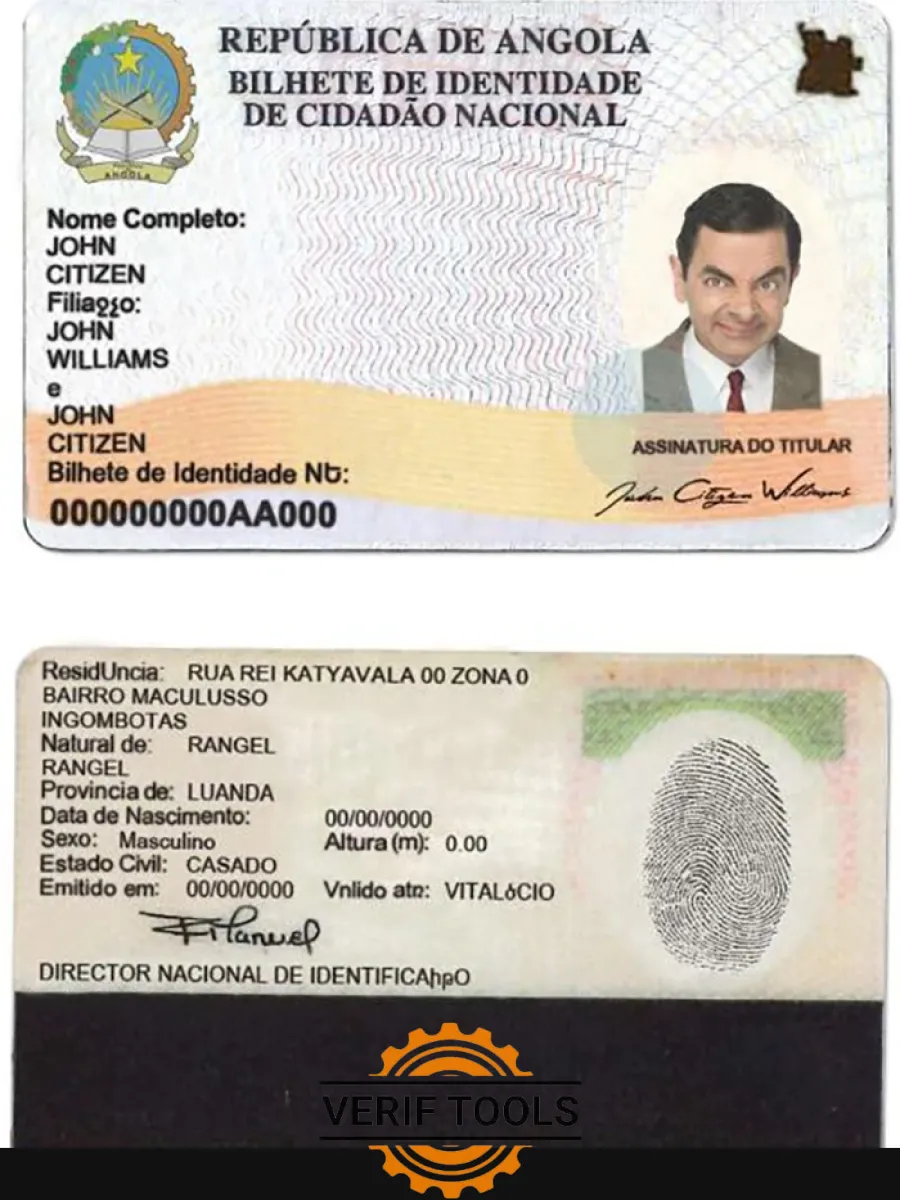 Angola Id — ID Cards