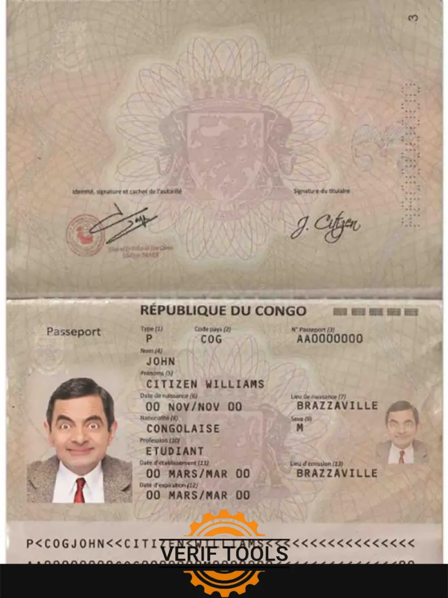 Congo Passport 2014 Present — Passports