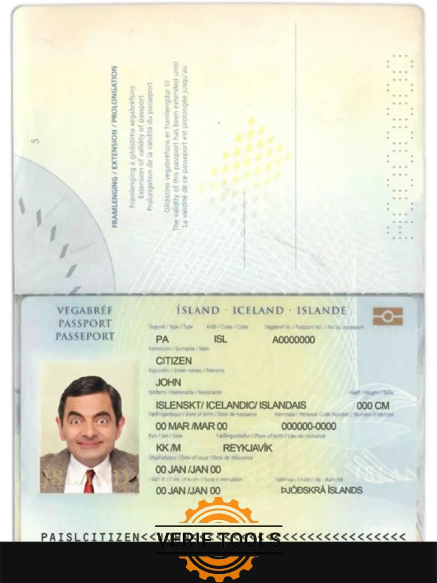 Iceland Passport — Passports