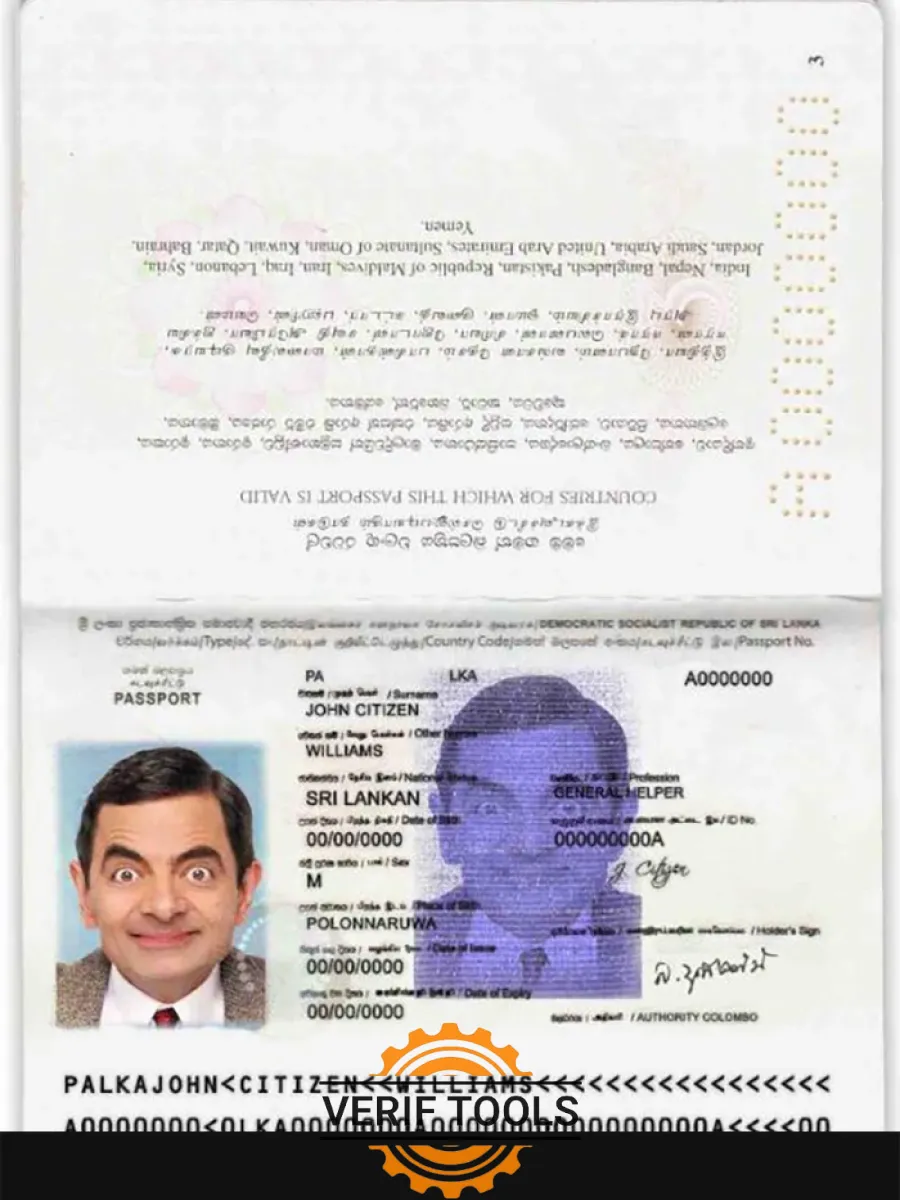 Sri Lanka Passport — Passports
