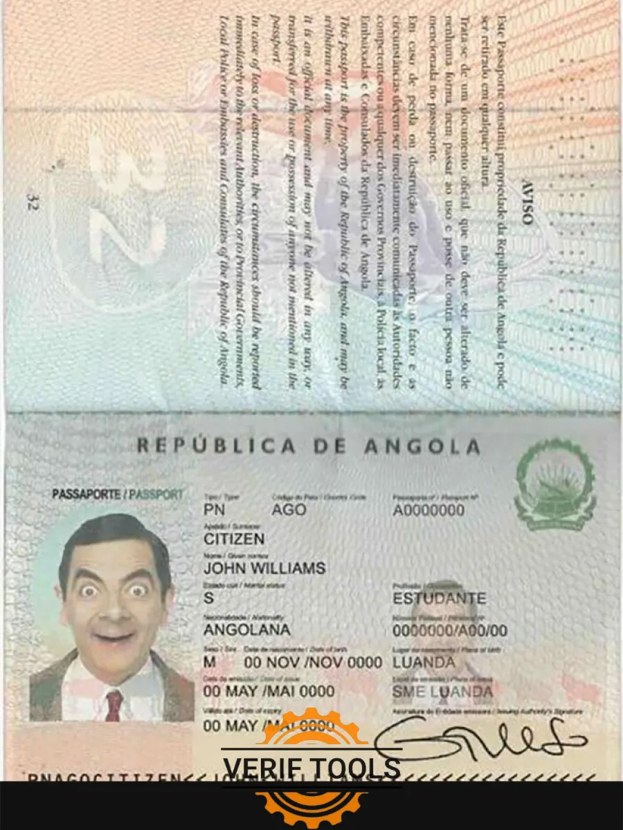 Angola Passport — Passports