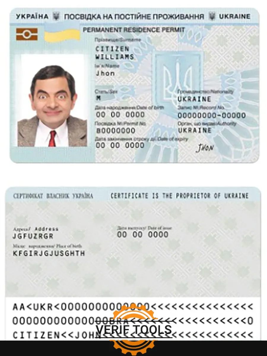 Ukraine Residence Permit — Residence Permit