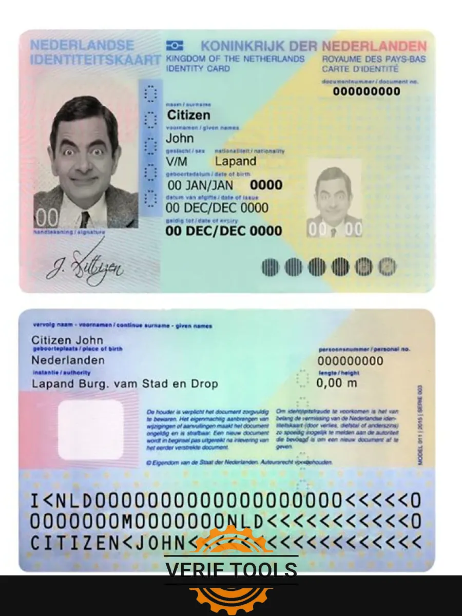 Netherlands Id — ID Cards